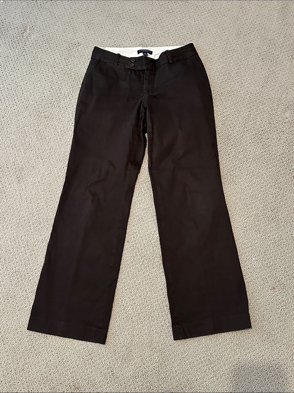 Banana Republic Dark Brown Jackson Fit Women's 4 Stretch Dress Pants